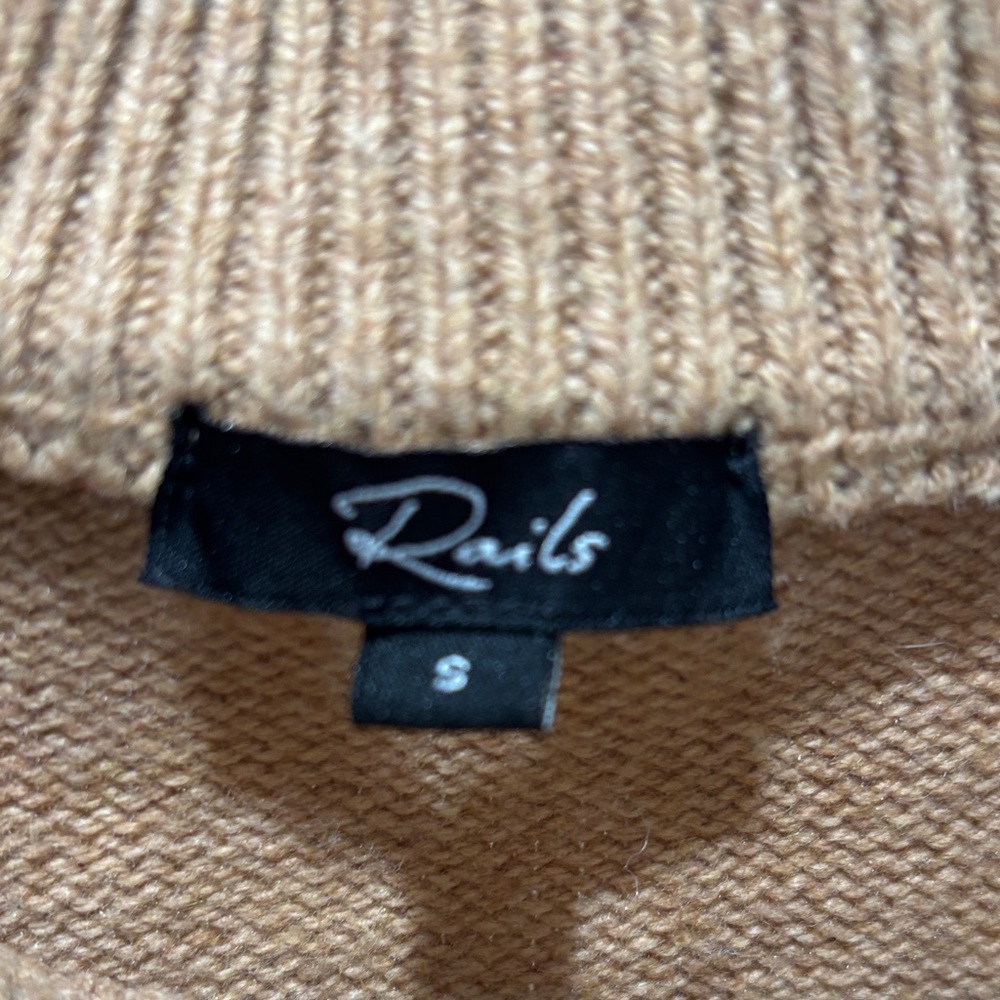 Rails Tan and Black Horse Pattern Cardigan - Picture 2 of 6